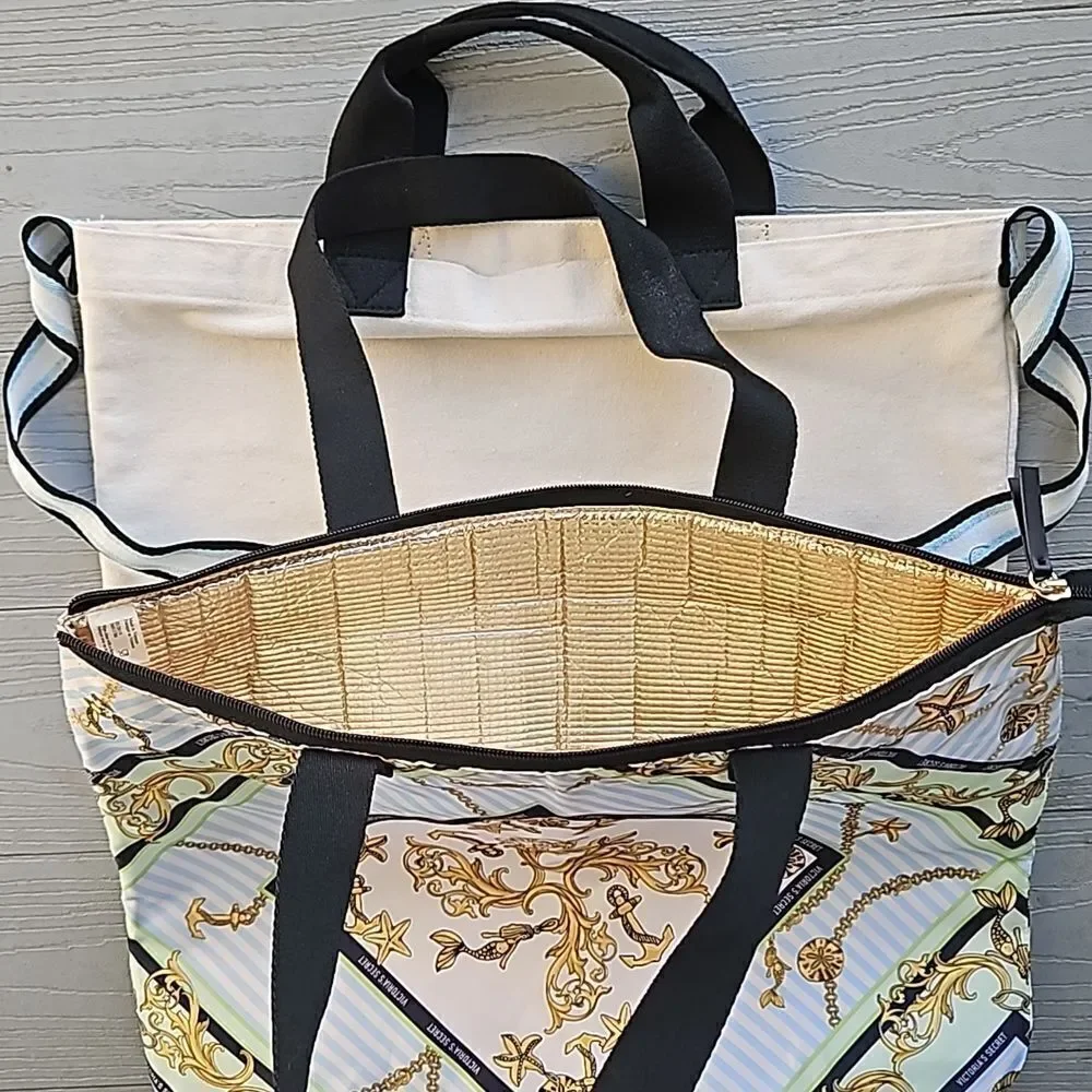 Victoria's Secret 2n1 beach tote & cooler tote